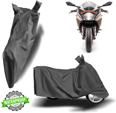 NG Auto Front Waterproof Two Wheeler Cover for KTM(RC 390, Grey)