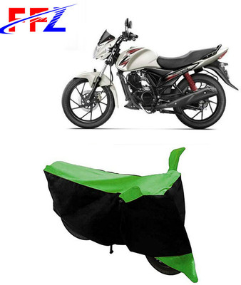 FFZ Two Wheeler Cover for Suzuki(Sling Shot Plus, Black, Green)