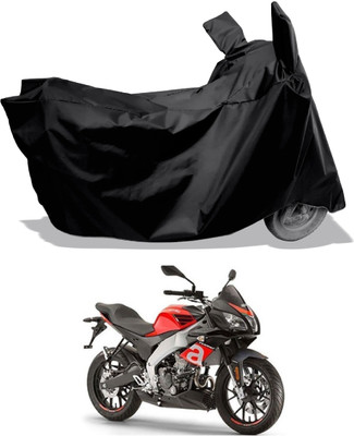 Amexride Two Wheeler Cover for Aprilia(Tuono 150 BS6, Black)