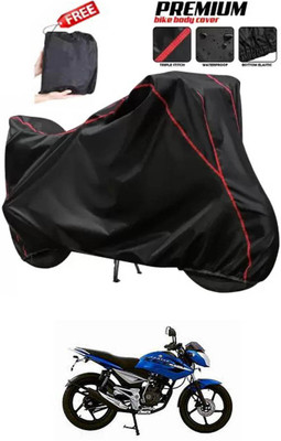 DeepShakshi AUTOMOTIVE Two Wheeler Cover for Bajaj(XCD 125cc, Black)