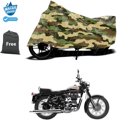 CODOKI Two Wheeler Cover for Royal Enfield(Bullet 350, Yellow)