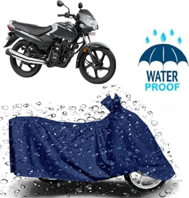 TENNYCER Waterproof Two Wheeler Cover for TVS(Sport 63 48V, Blue)