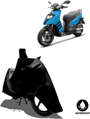 Amexride Waterproof Two Wheeler Cover for Aprilia(Storm 125, Black)