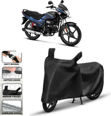 WMIZEXA Waterproof Two Wheeler Cover for Universal For Bike(Black)