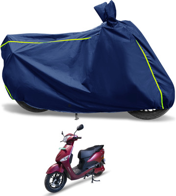 Euro Care Waterproof Two Wheeler Cover for Hero(Electric Optima, Blue)