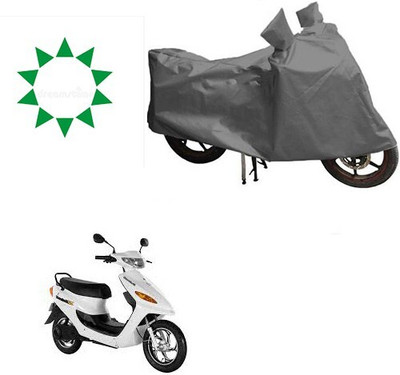 DeepShakshi AUTOMOTIVE Waterproof Two Wheeler Cover for Indus(Yo Electron, Grey)