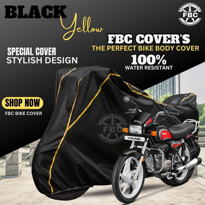 AutoGalaxy Waterproof Two Wheeler Cover for Hero(Splendor, Black)