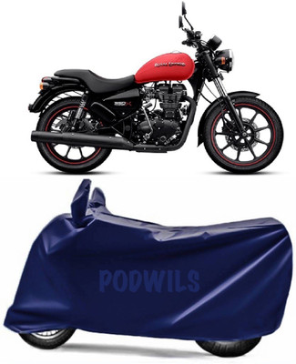 PODWILS Two Wheeler Cover for Royal Enfield(Thunderbird 350, Blue)