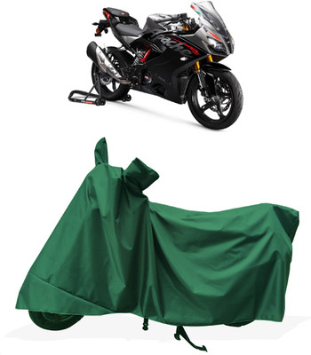 Tricway Two Wheeler Cover for TVS(Apache RTR 310, Green)
