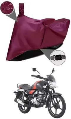AASHTIK MART Two Wheeler Cover for Bajaj(V12, Maroon)