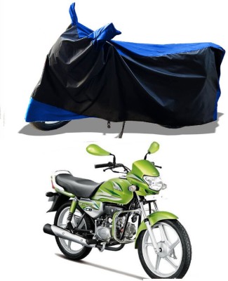 AESTRYD Two Wheeler Cover for Hero(HF Deluxe Eco, Blue)