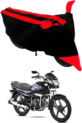 MMSSTAR Waterproof Two Wheeler Cover for Hero(Super Splendor, Red, Black)