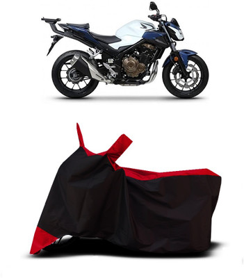 VESMEI Two Wheeler Cover for Honda(CB500F, Red)
