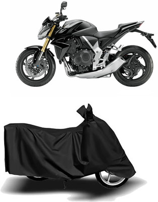 starmick Waterproof Two Wheeler Cover for Honda(CB1000R Plus, Black)