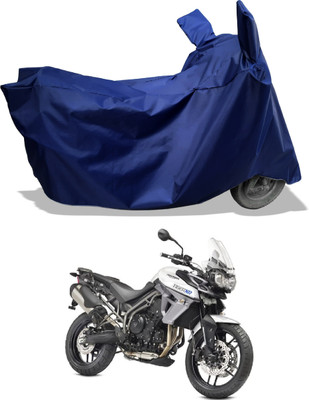 Amexride Two Wheeler Cover for Triumph(Tiger 800 XR, Blue)