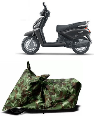 KPIND Waterproof Two Wheeler Cover for Mahindra(Gusto, Multicolor)