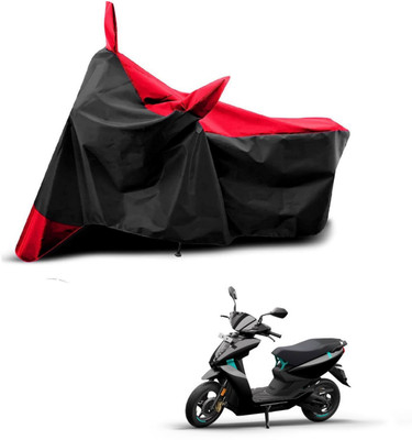 KEDIT Two Wheeler Cover for Ather(450 X, Red, Black)