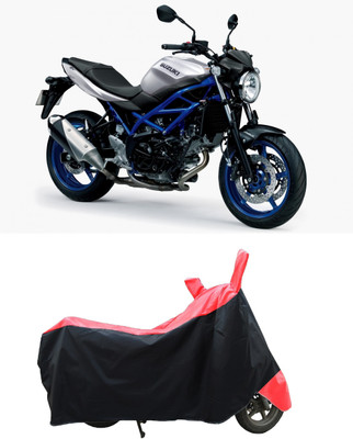 Coxtor Two Wheeler Cover for Suzuki(SV 650 BS6, Red)