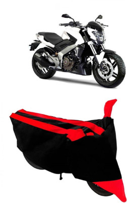 Mdstar Waterproof Two Wheeler Cover for Bajaj(Dominar, Red)