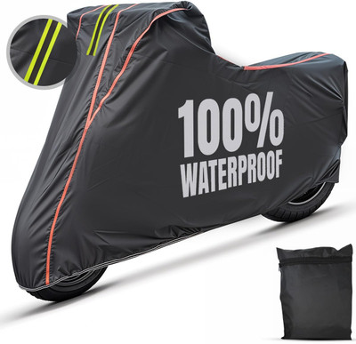 Yearwell Waterproof Two Wheeler Cover for Bajaj(Discover, Black)