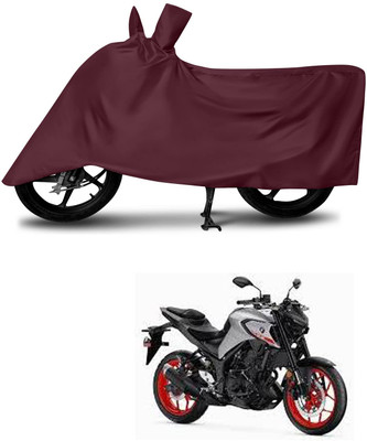 KEDIT Two Wheeler Cover for Yamaha(MT 03, Maroon)
