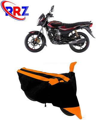 RRZ Waterproof Two Wheeler Cover for Bajaj(Platina 110 H-Gear, Black, Orange)