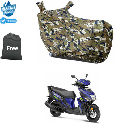 PAGORA Waterproof Two Wheeler Cover for Yamaha(Cygnus Ray ZR BS6, Yellow)