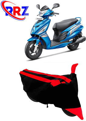 RRZ Waterproof Two Wheeler Cover for Hero(Maestro Edge, Black, Red)