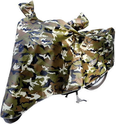 Rhtdm Waterproof Two Wheeler Cover for Bajaj(Pulsar 125, Green)