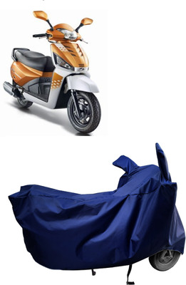 Amexride Two Wheeler Cover for Mahindra(Gusto 125 BS6, Blue)