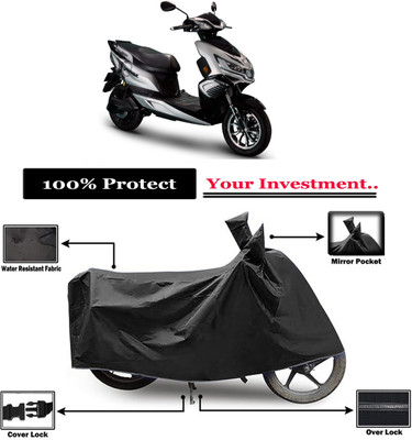 Amexride Two Wheeler Cover for Okinawa(i-Praise, Black)