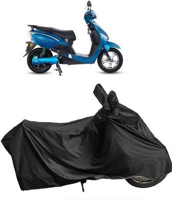 MMSSTAR Waterproof Two Wheeler Cover for Hero Electric(Electric Optima Plus, Black)