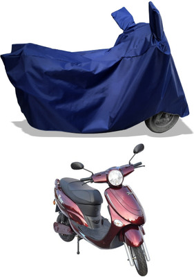 Amexride Two Wheeler Cover for Avon(E Star BS6, Blue)