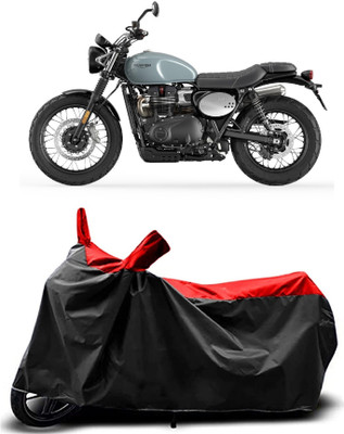 MMSSTAR Waterproof Two Wheeler Cover for Triumph(Street Triple, Red)