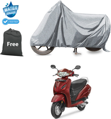 PAGORA Waterproof Two Wheeler Cover for Honda(Activa 4G, Silver)