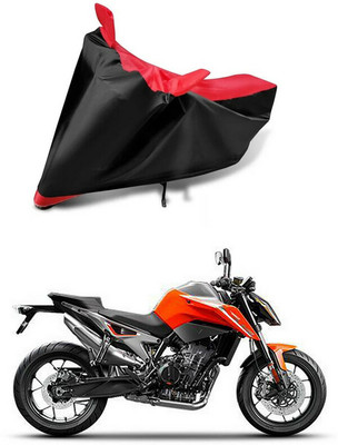 AutoGalaxy Waterproof Two Wheeler Cover for KTM(1050 Adventure, Red, Black)