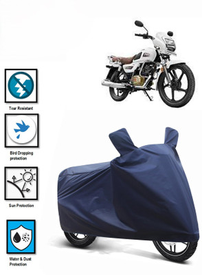DeepShakshi AUTOMOTIVE Two Wheeler Cover for TVS(Radeon, Blue)