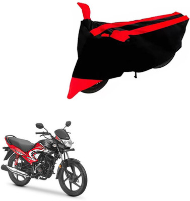 DeepShakshi AUTOMOTIVE Two Wheeler Cover for Honda(Dream Yuga, Black, Red)