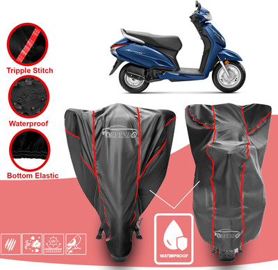 Defendo Waterproof Two Wheeler Cover for Honda(Activa 6G, Grey)