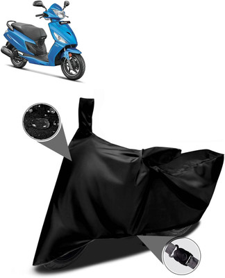 AutoGalaxy Waterproof Two Wheeler Cover for Hero(Dash, Black)