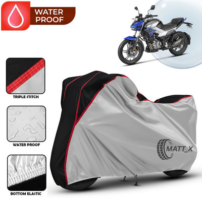 MATT_X Waterproof Two Wheeler Cover for Hero(Xtreme, Multicolor, Silver, Black)