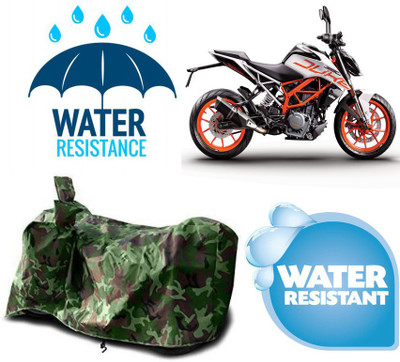 AUTOCAD Waterproof Two Wheeler Cover for KTM(390 Duke, Green)
