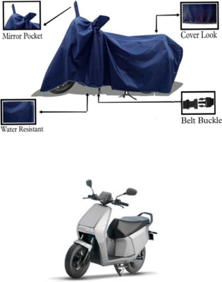 RAQTRO Waterproof Two Wheeler Cover for Ola(Electric Scooter, Blue)