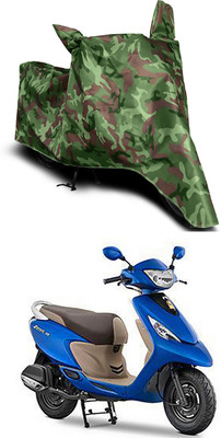 Furious3D Two Wheeler Cover for TVS(Zest 110, Multicolor)