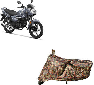 Anlopeproducts Waterproof Two Wheeler Cover for Honda(Shine, Red)