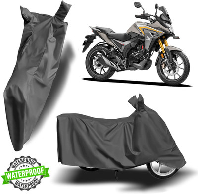 Autoinnovation Waterproof Two Wheeler Cover for Honda(CB, Grey)