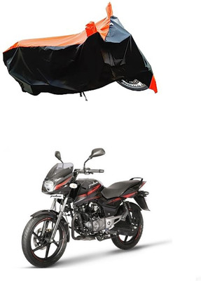 VESMEI Two Wheeler Cover for Bajaj(Pulsar NS 200, Orange)