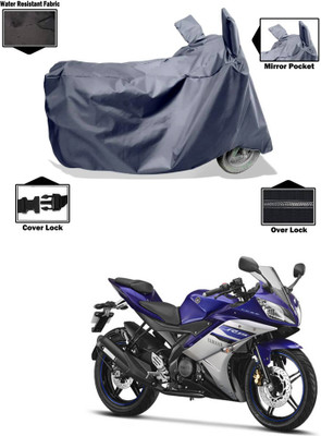 CODOKI Waterproof Two Wheeler Cover for Yamaha(YZF-R15 V2, Grey)