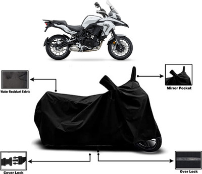 Amexride Two Wheeler Cover for Benelli(TRK 502, Black)