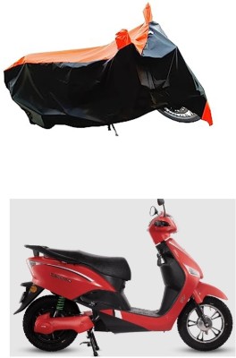 VESMEI Two Wheeler Cover for Hero(Electric, Orange)